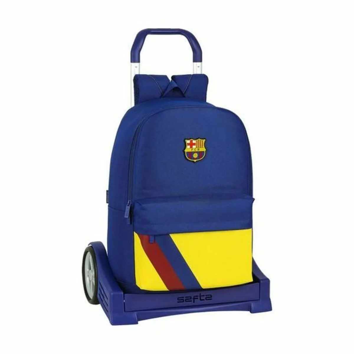 School Rucksack with Wheels Evolution F.C. Barcelona