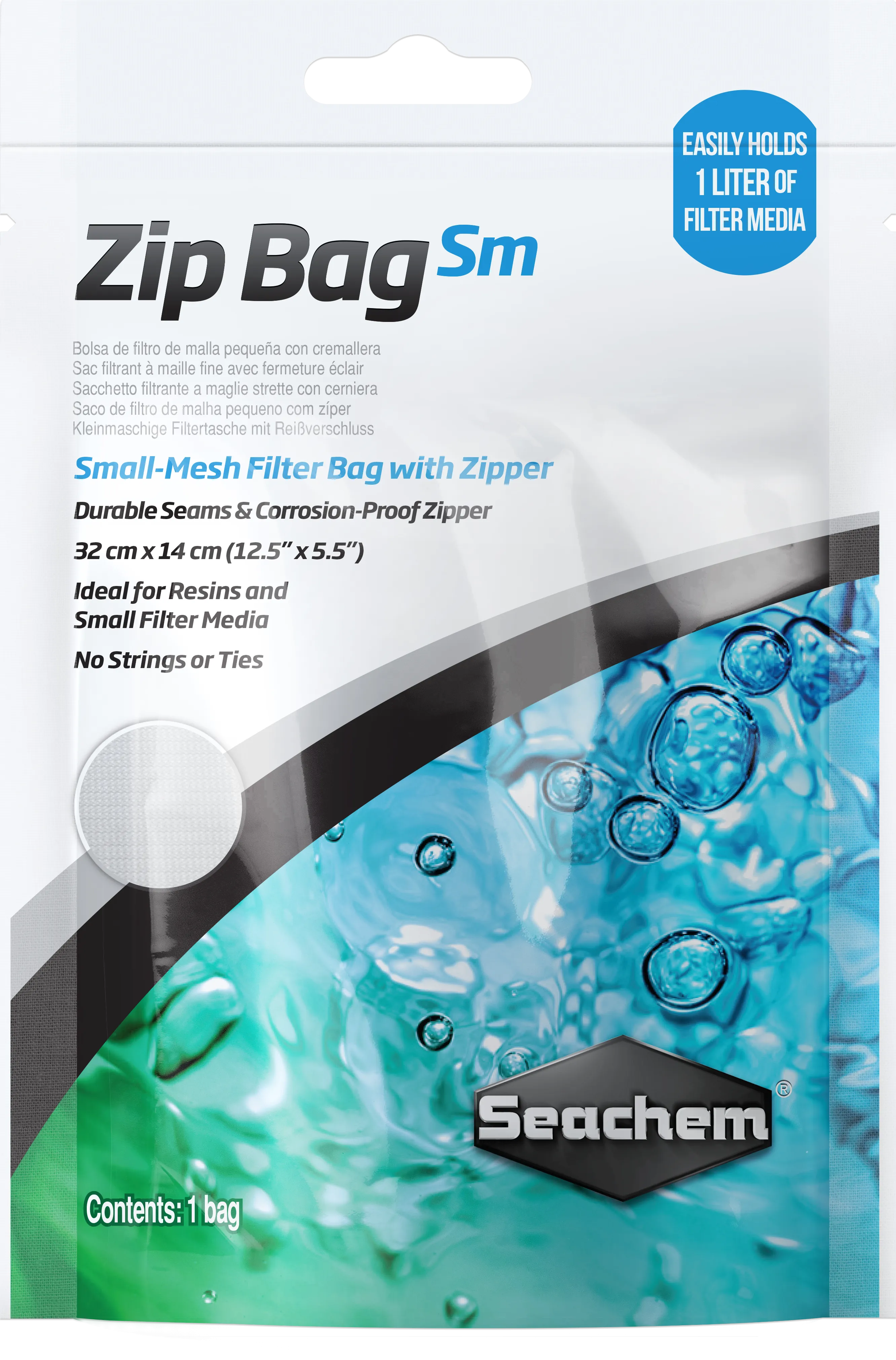 Seachem Zip Media Bag Small Mesh 12.5" x 5.5"