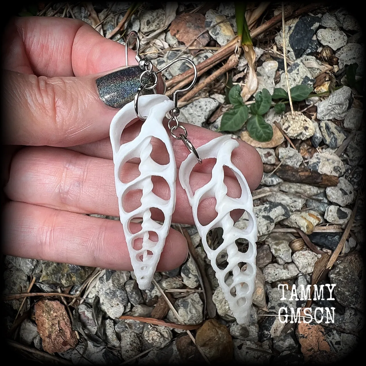 Shell slice earrings-Sea shell earrings