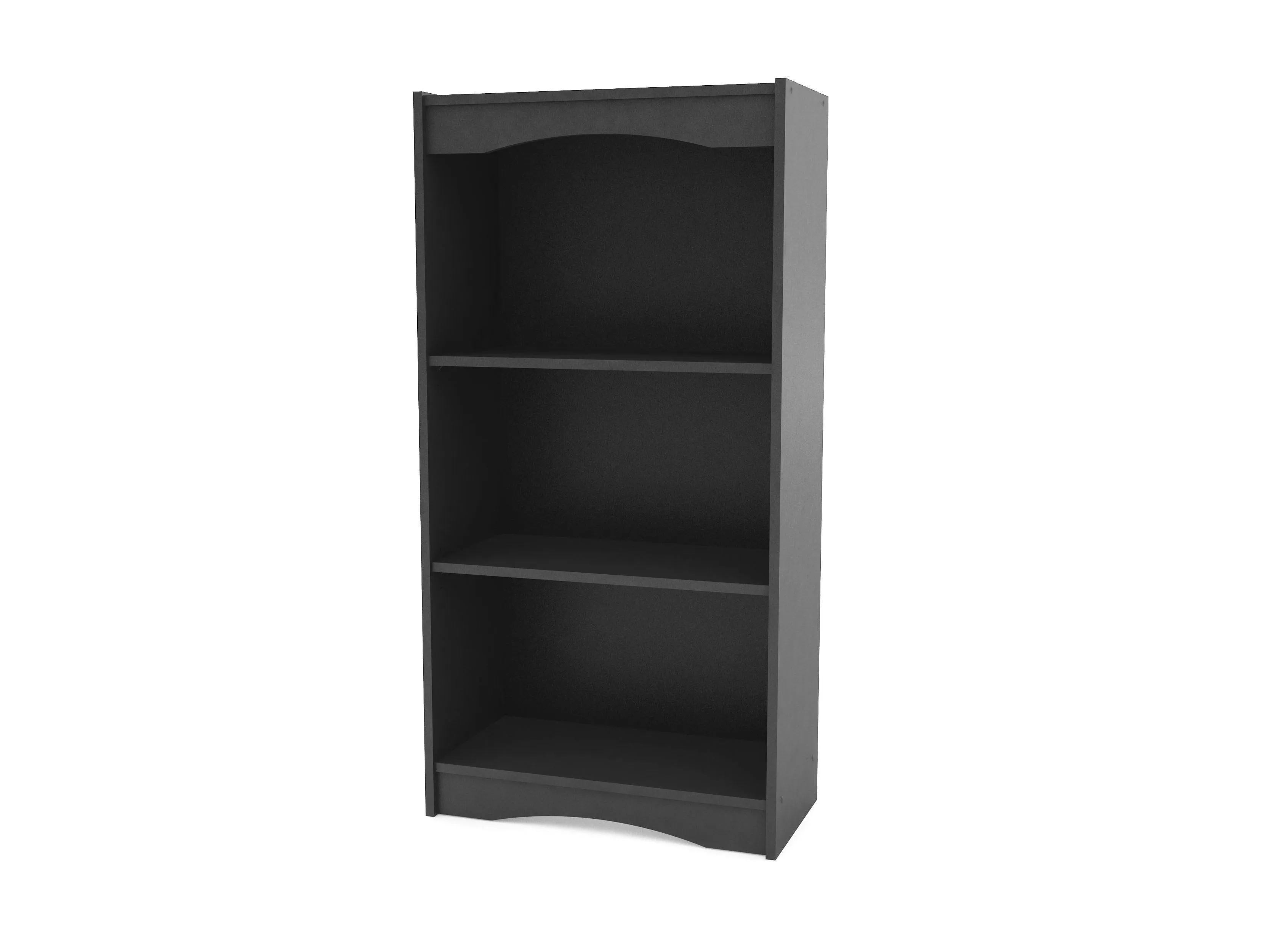 Small Bookcase in Black, 48"