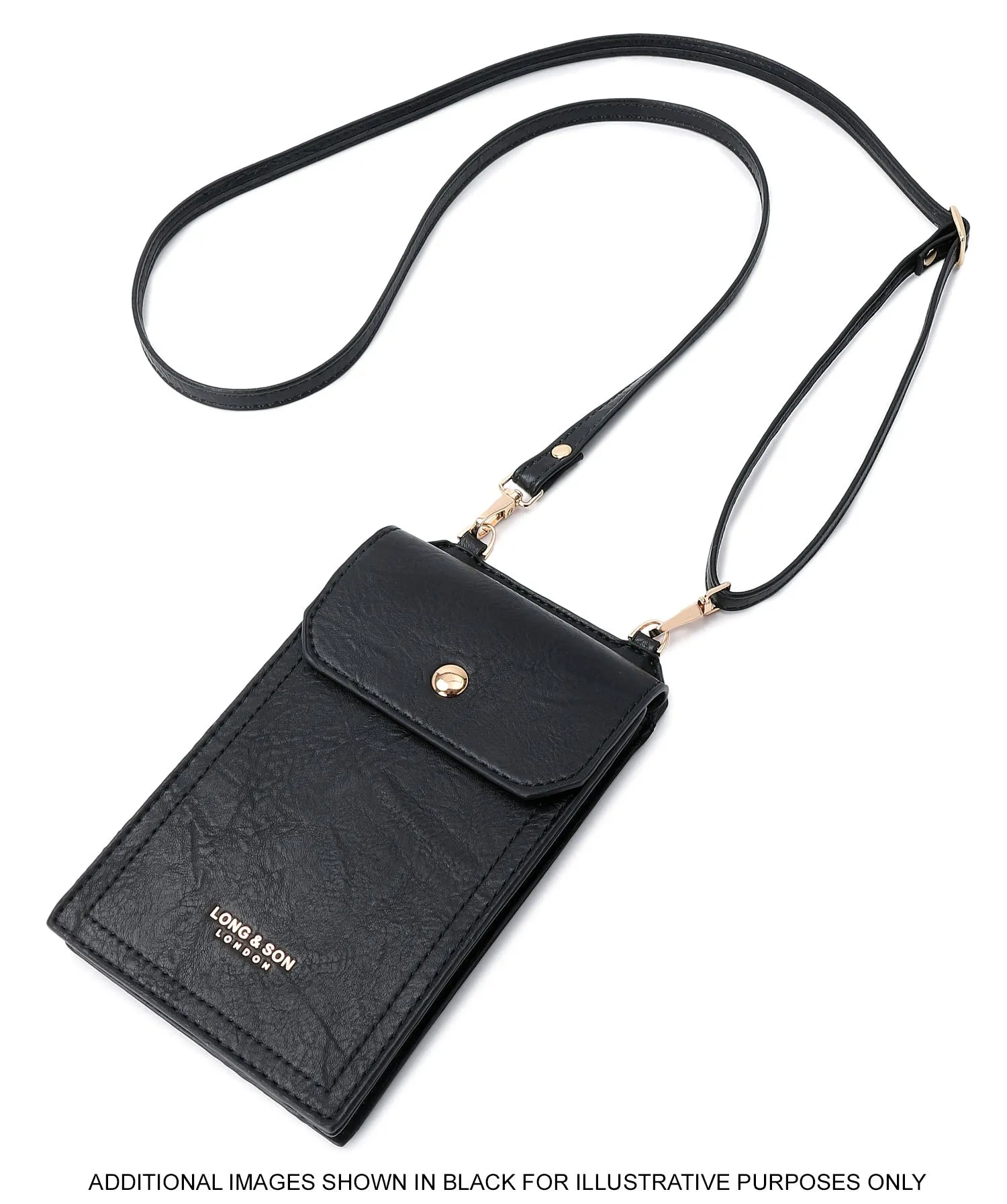 SMALL NAVY BLUE MOBILE PHONE HOLDER CROSS BODY BAG