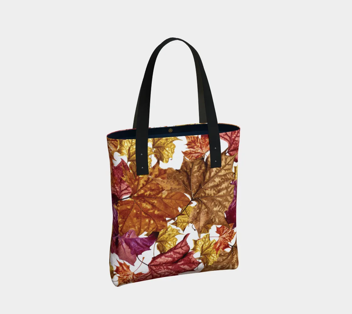 Soggy Leaf Jumble Canvas Tote Bag