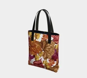 Soggy Leaf Jumble Canvas Tote Bag