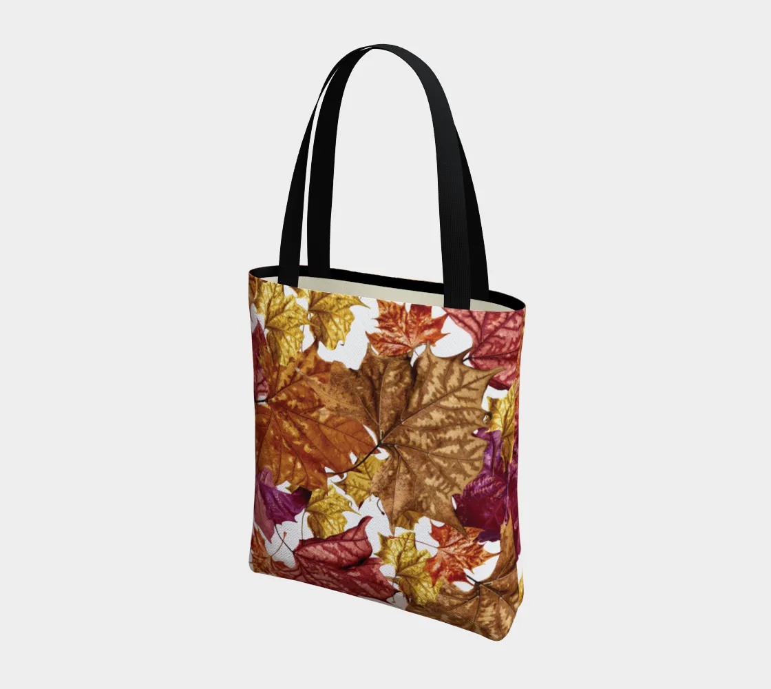 Soggy Leaf Jumble Canvas Tote Bag