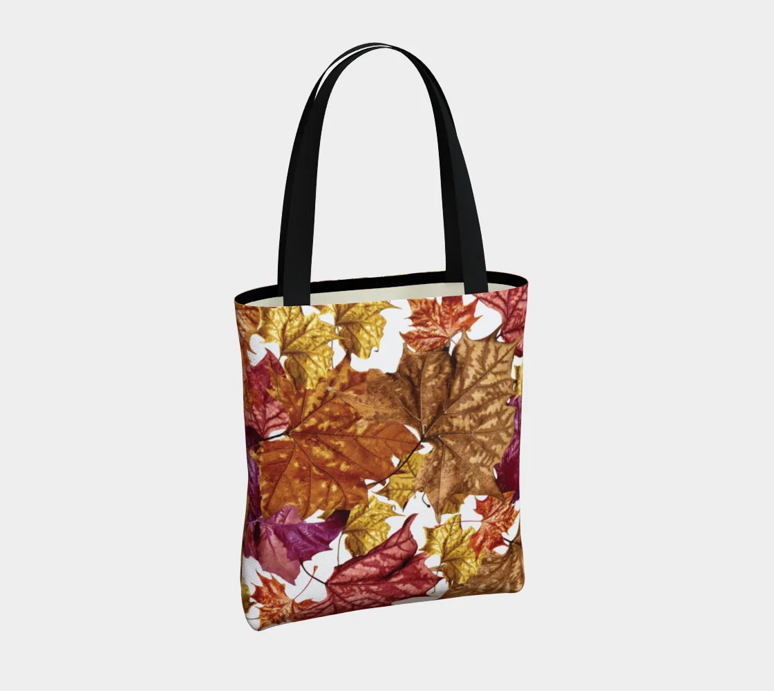 Soggy Leaf Jumble Canvas Tote Bag