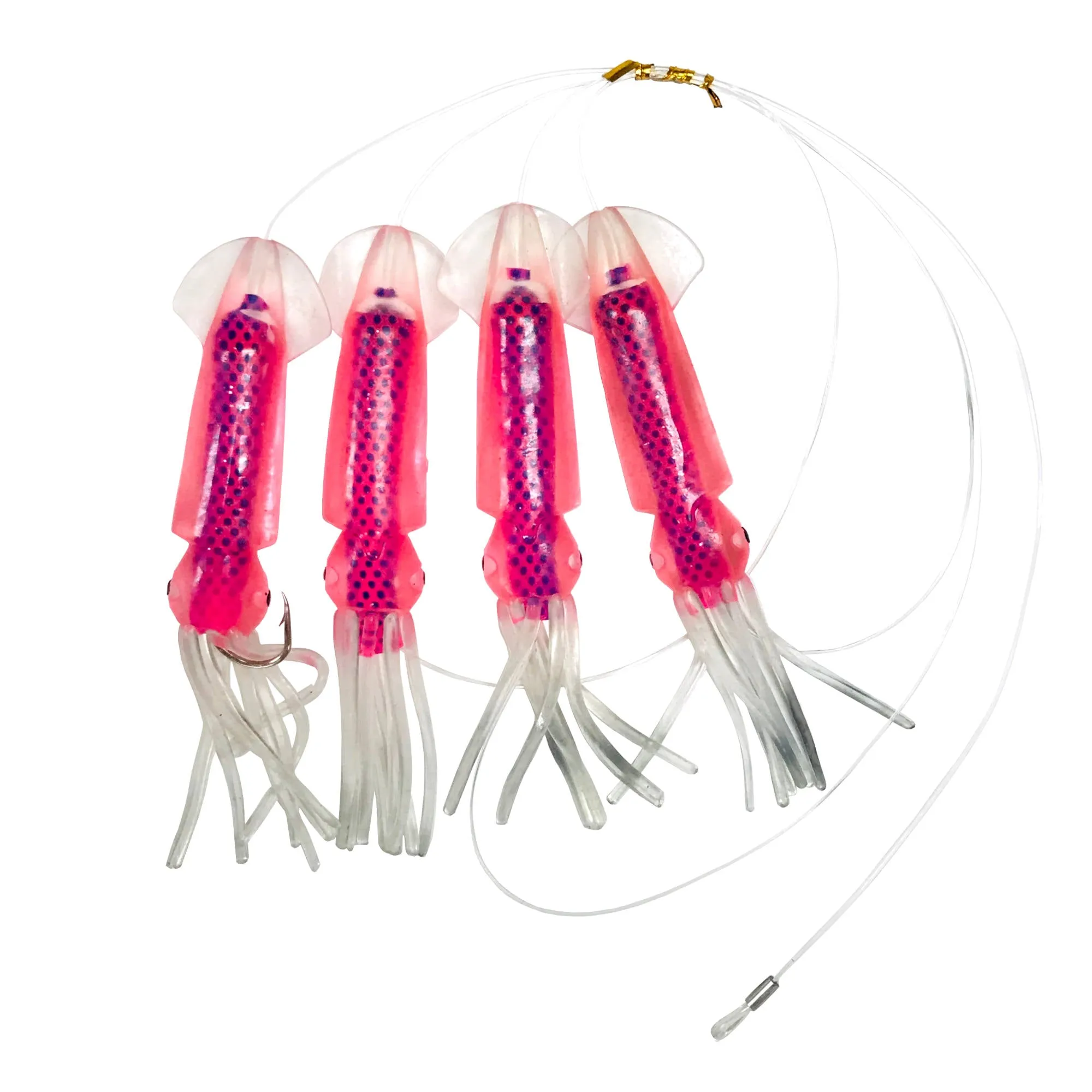 Squid Daisy Chain Teaser - 7 in. Squids - Included Lure Bag