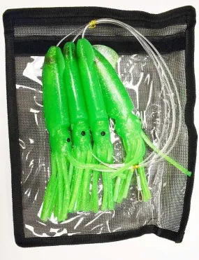 Squid Daisy Chain Teaser - 9 in. Squids - Included Lure Bag