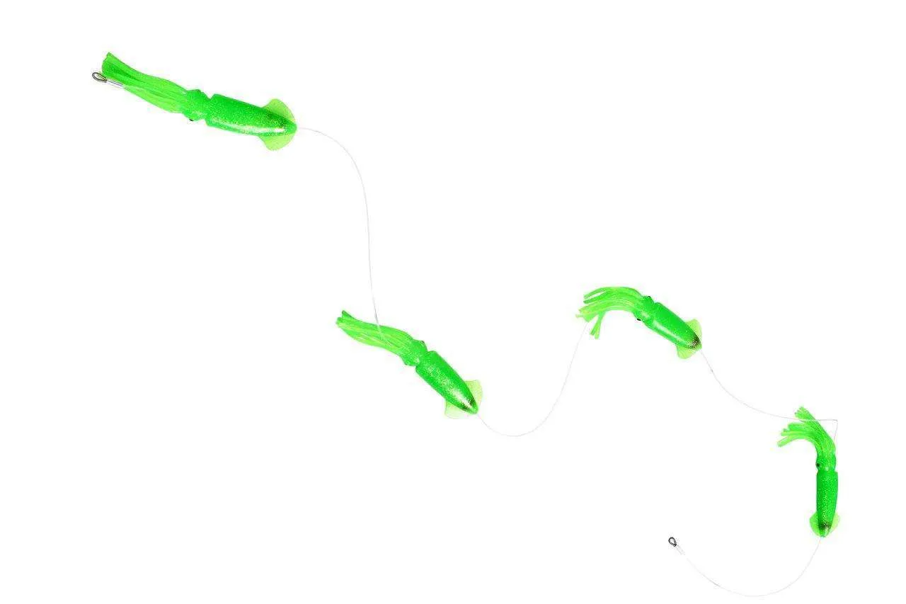 Squid Daisy Chain Teaser - 9 in. Squids - Included Lure Bag