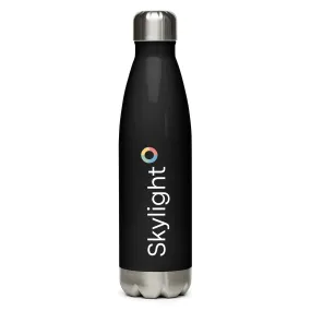 Stainless steel water bottle - Vertical Black