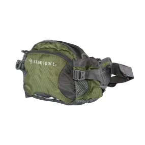 Stansport Waist/Shoulder Pack W/Bottle Holder - Olive - 5 Liter