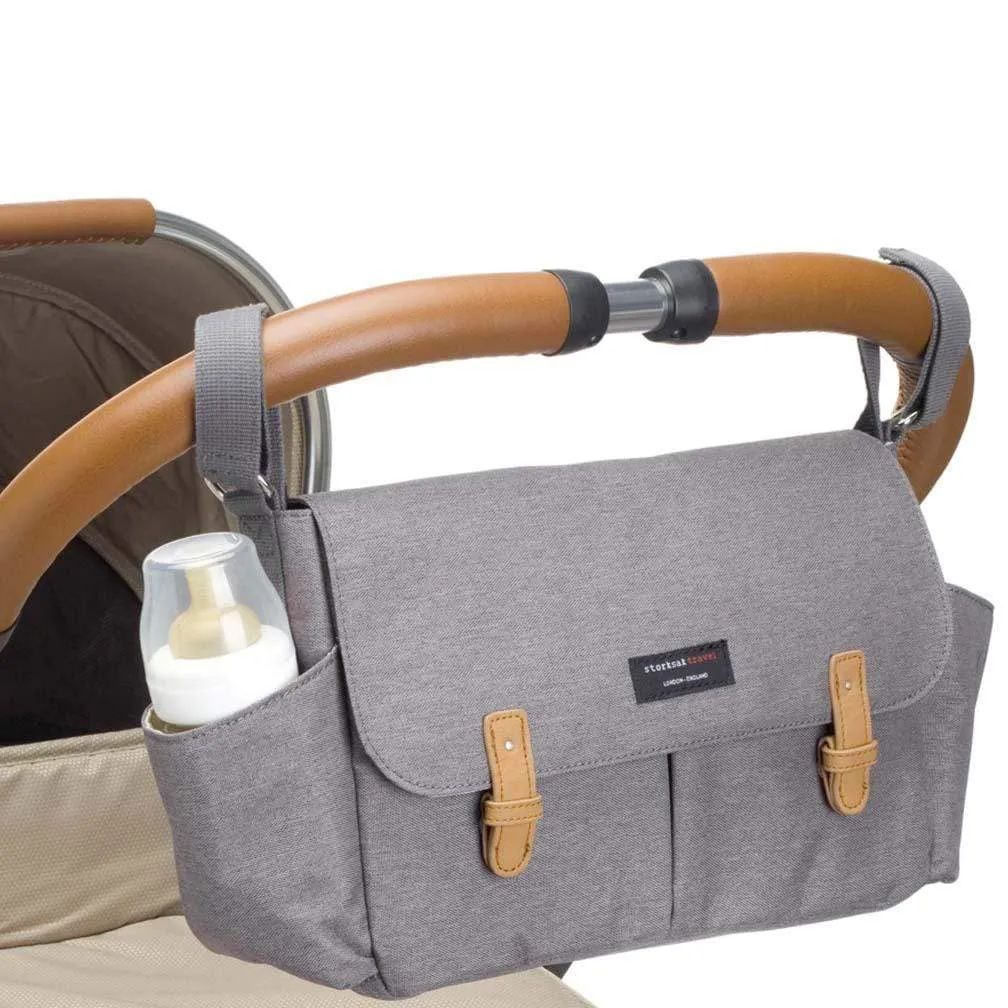 Storksak Caddy Stroller Organiser - Grey