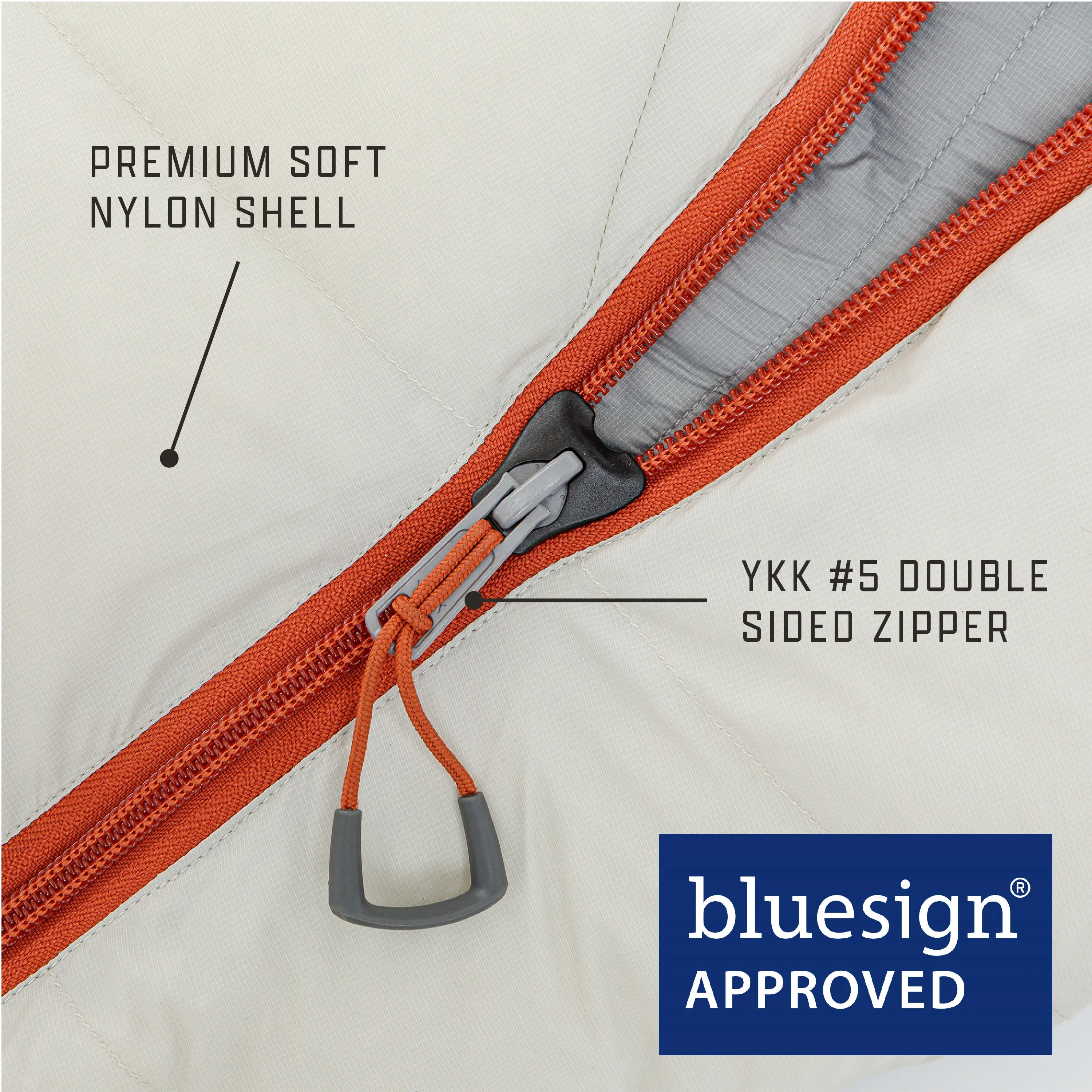 Synthetic Down Sleeping Bag 30°F Hybrid Shape (Regular Size)