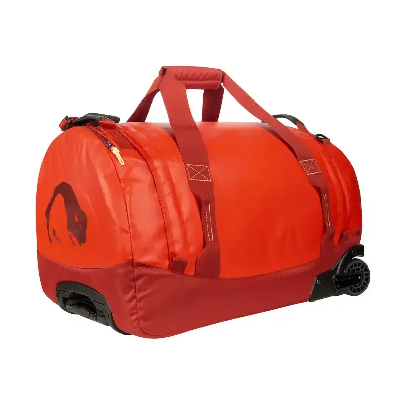 Tatonka Barrel Roller 60 Litre Wheeled Duffel Bag - Red/Orange