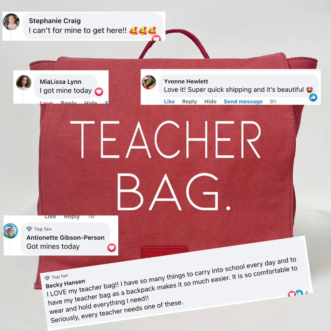 Teacher Bag Adult Backpack - The Kensley Bag