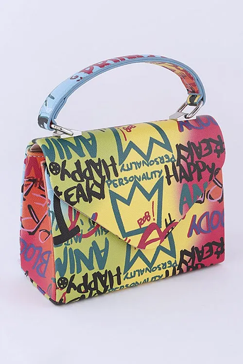 TEEK - Graffiti Boxy Swing Bag