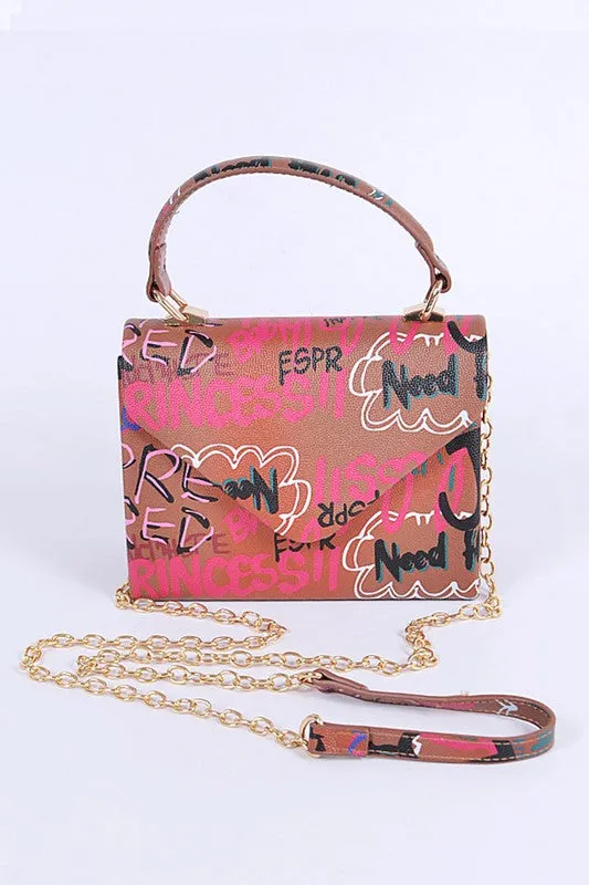 TEEK - Graffiti Boxy Swing Bag