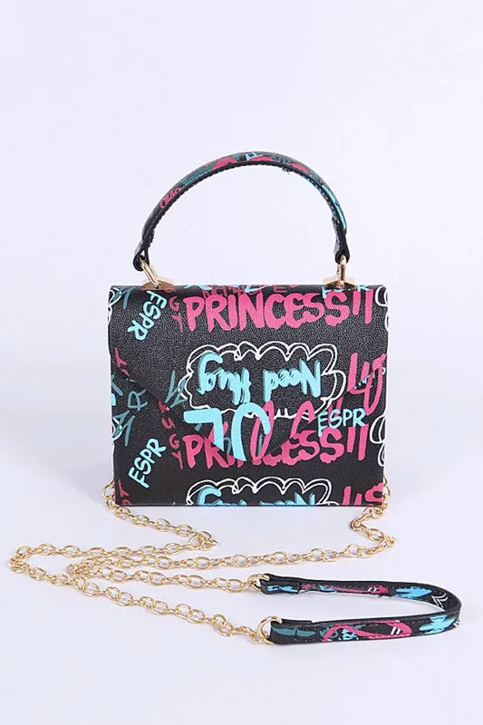 TEEK - Graffiti Boxy Swing Bag