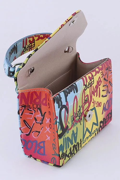 TEEK - Graffiti Boxy Swing Bag