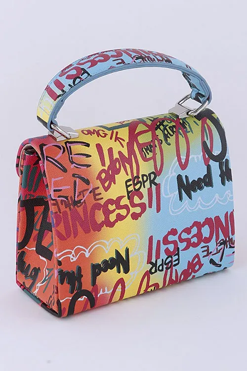 TEEK - Graffiti Boxy Swing Bag