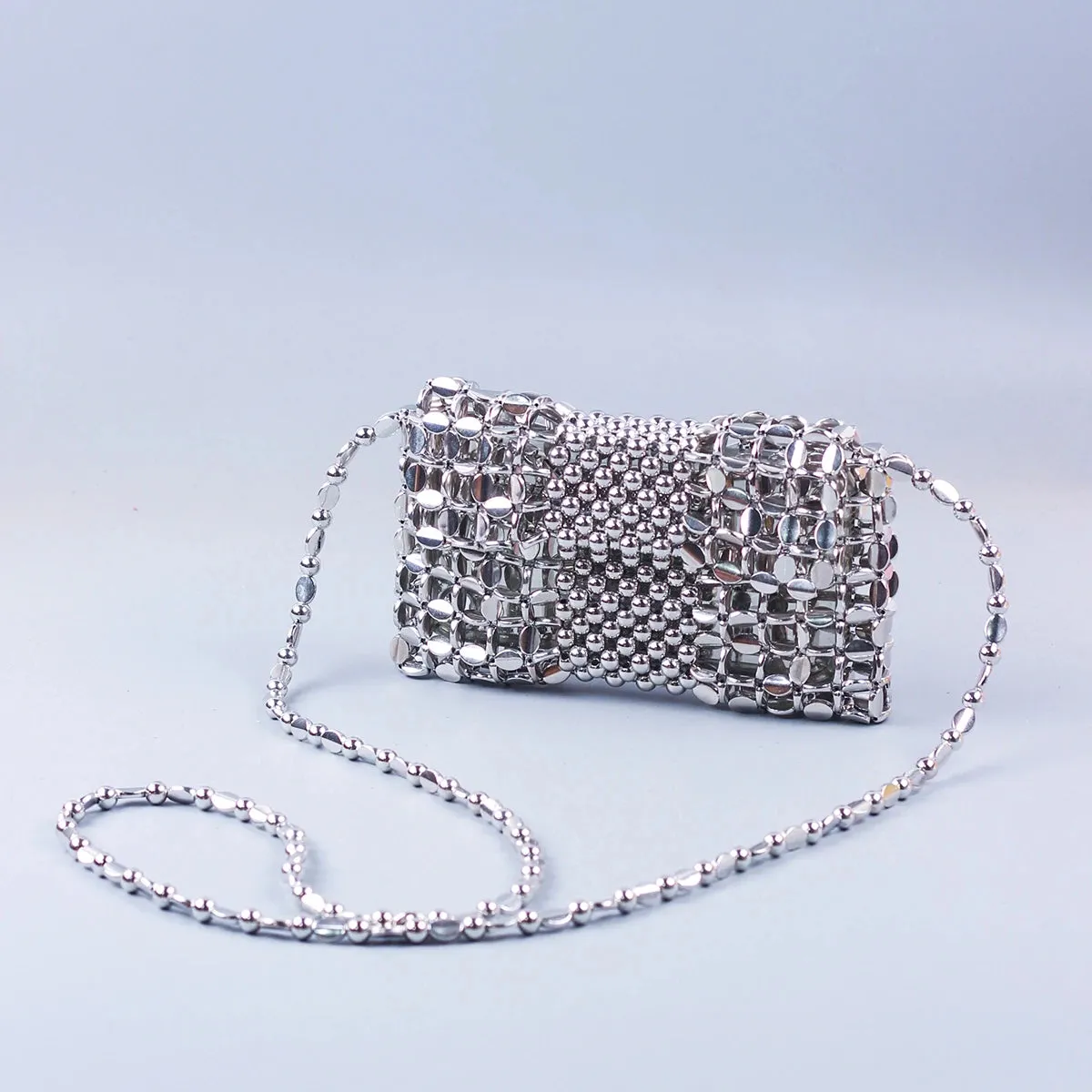 TEEK - Handmade Bead Bag Chain Hand-Woven Handbag