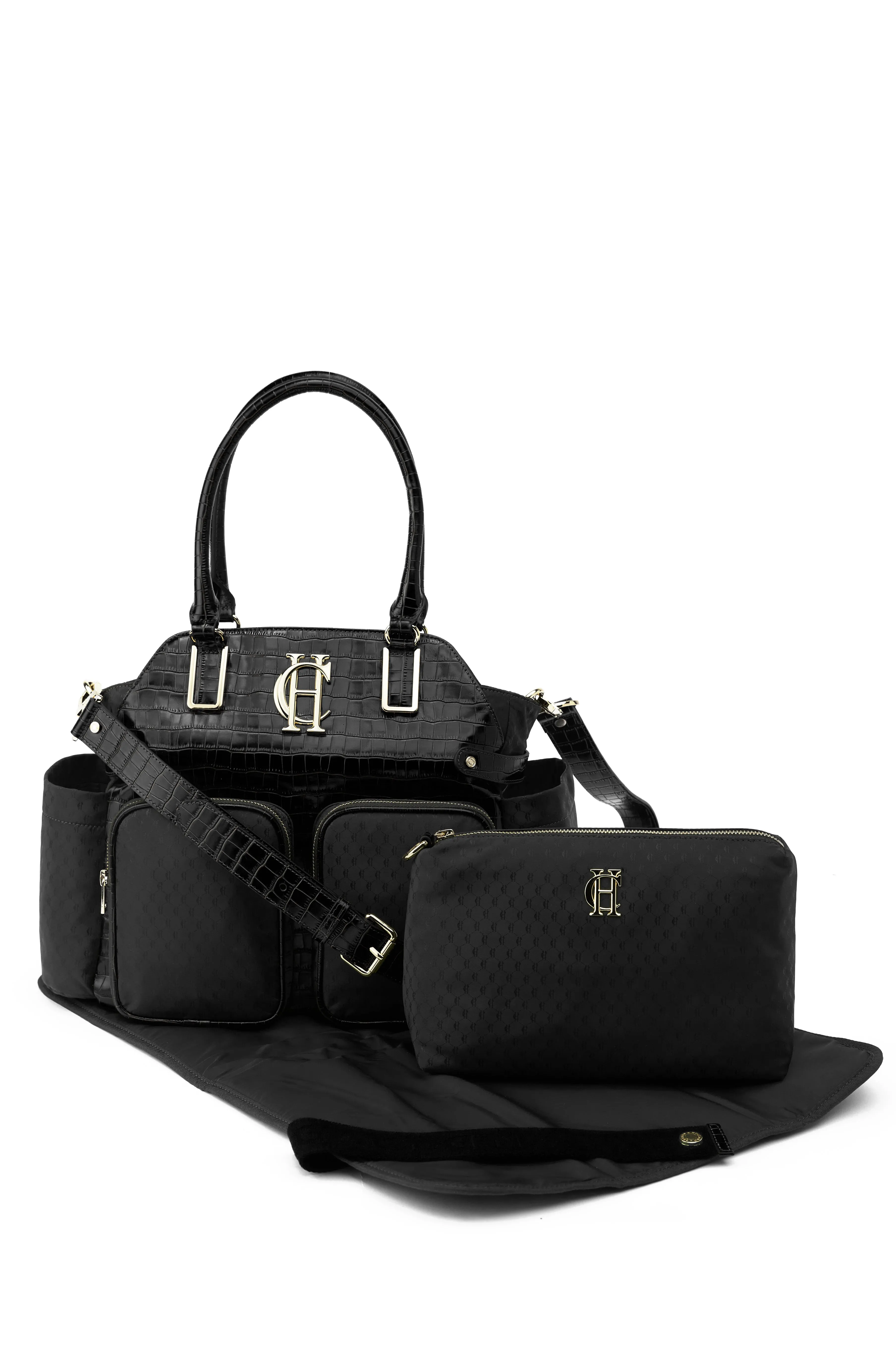 Thames Changing Bag (Black Monogram)