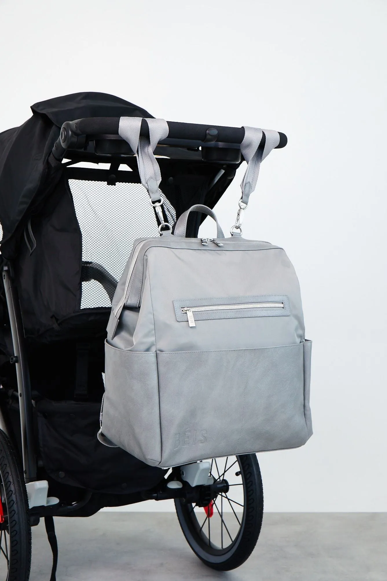 The Backpack Diaper Bag in Grey