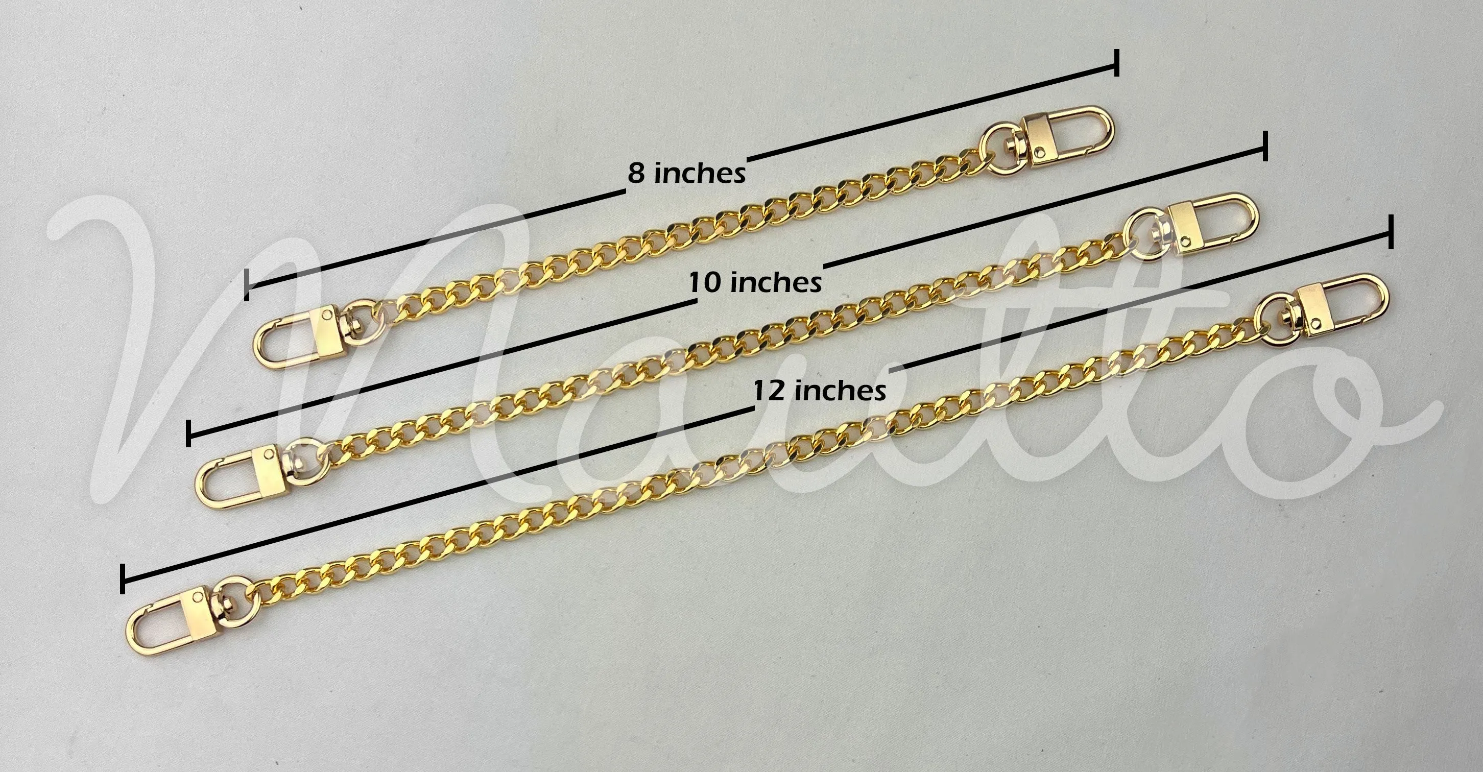 Universal Custom Charm Chain - Gold, Silver, or Gunmetal Dangle Accessory - Customize Length - Add Your Charms & Trinkets