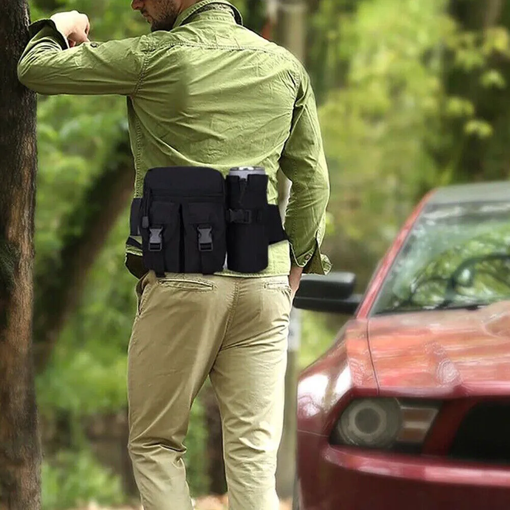 US Outdoor Utility Tactical Waist Fanny Pack Pouch Military Camping Belt Bag