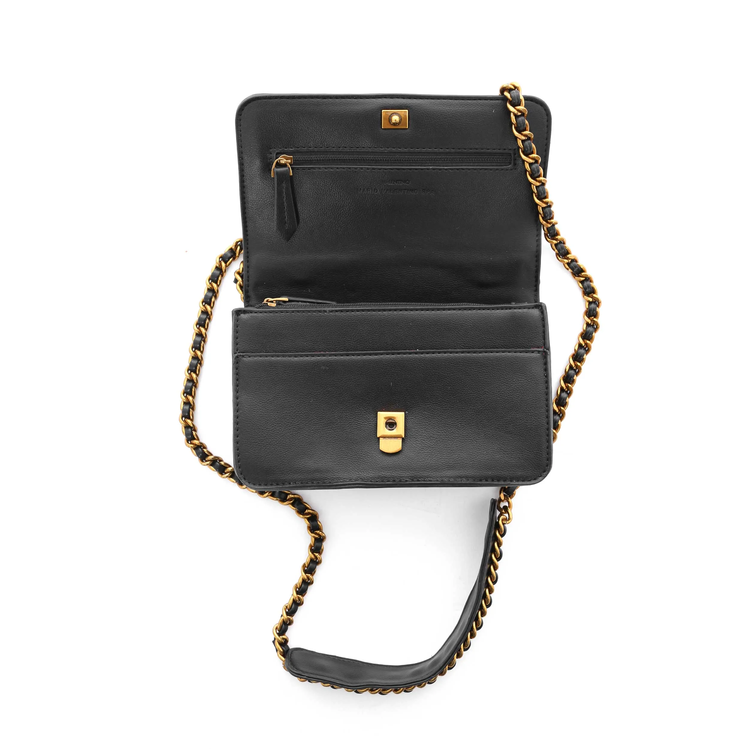 Valentino Bags Cookie Ladies Shoulder Bag in Black