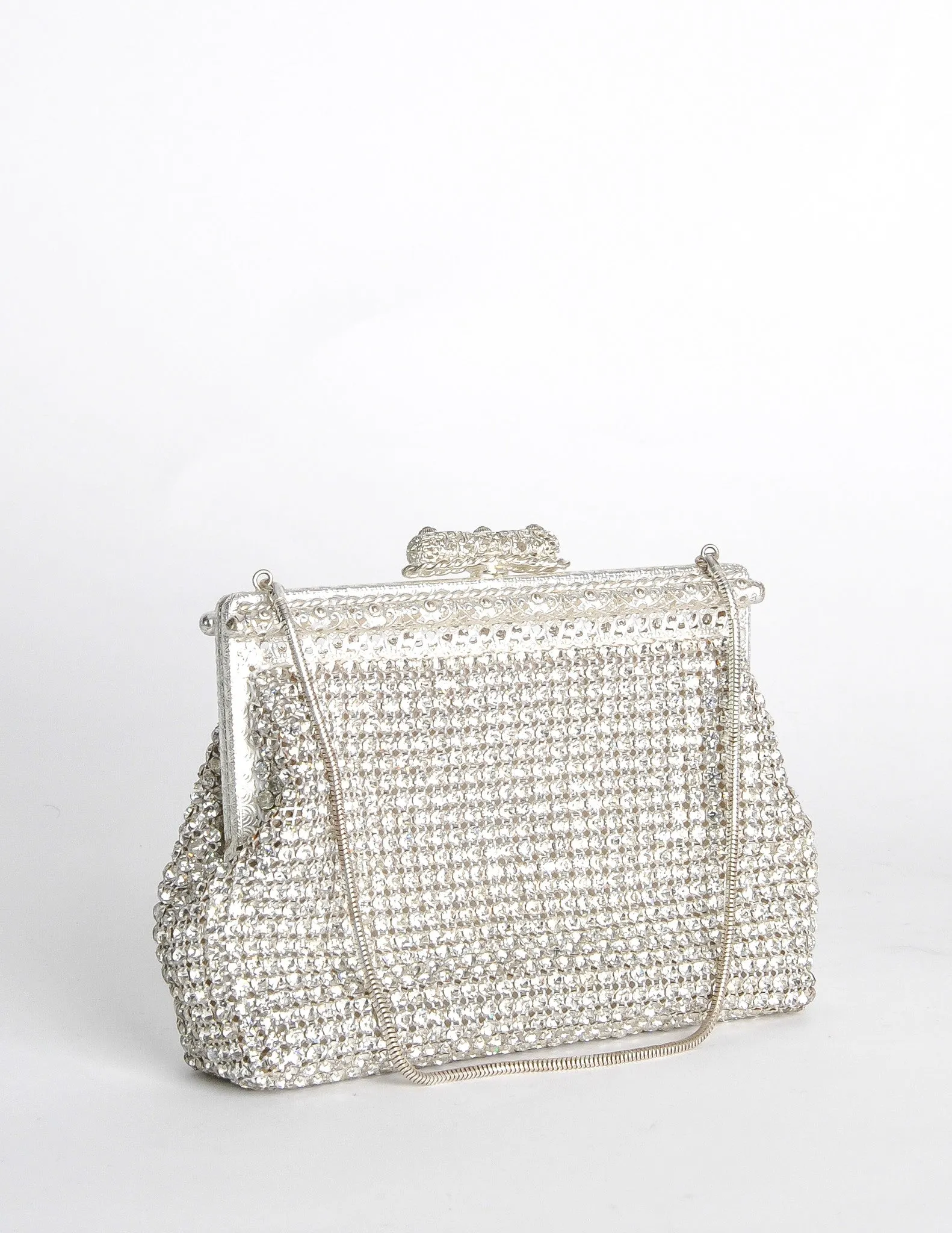 Vintage 1960s Rhinestone Evening Bag