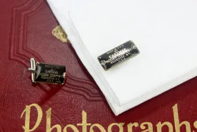 Vintage Cuff Links - Kodak Folding Camera Name Plate