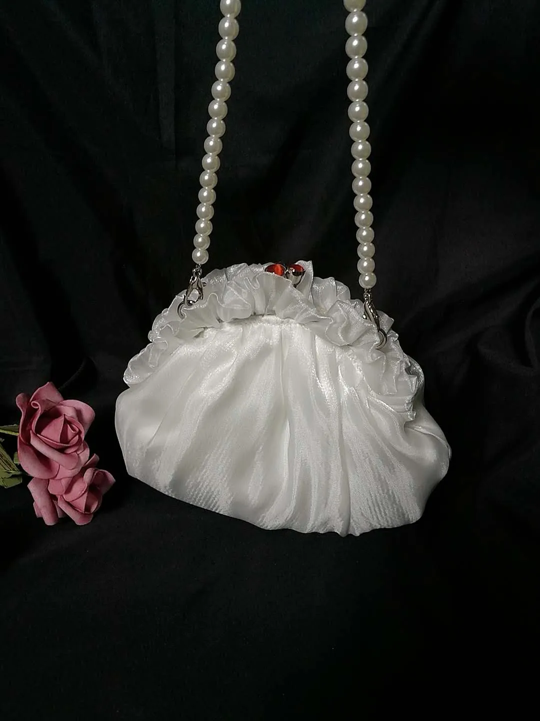 Vintage style Shell shape clutch Bag Purse