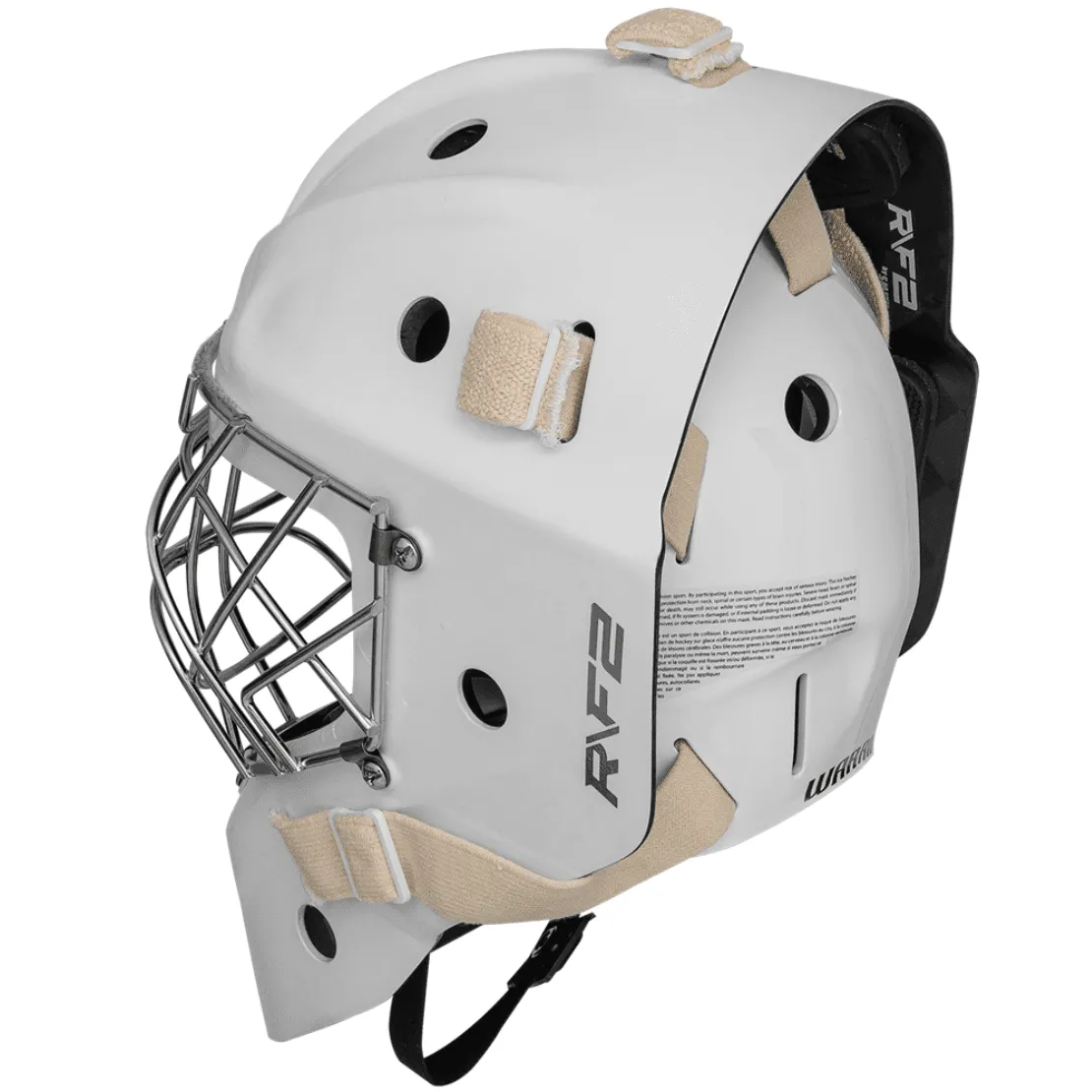 Warrior Ritual R/F2 E  SR Certified Cat Eye Cage Goalie Mask