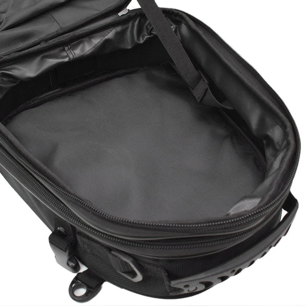 Waterproof Motorcycle Seat Tail Bag Multifunctional Expandable Motorcycle Luggage Bag Motorbike Helmet Bag Backpack Handbag