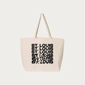 Wavy St. Louis Jumbo Tote