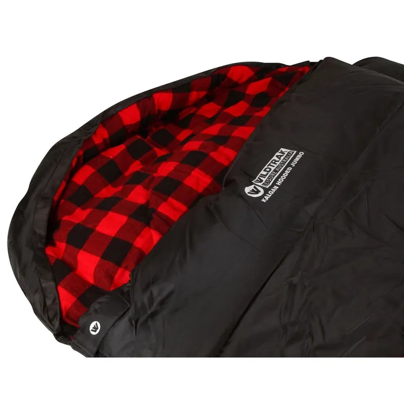 Wildtrak Kalgan Hooded Jumbo Sleeping Bag - 7c 230x90cm