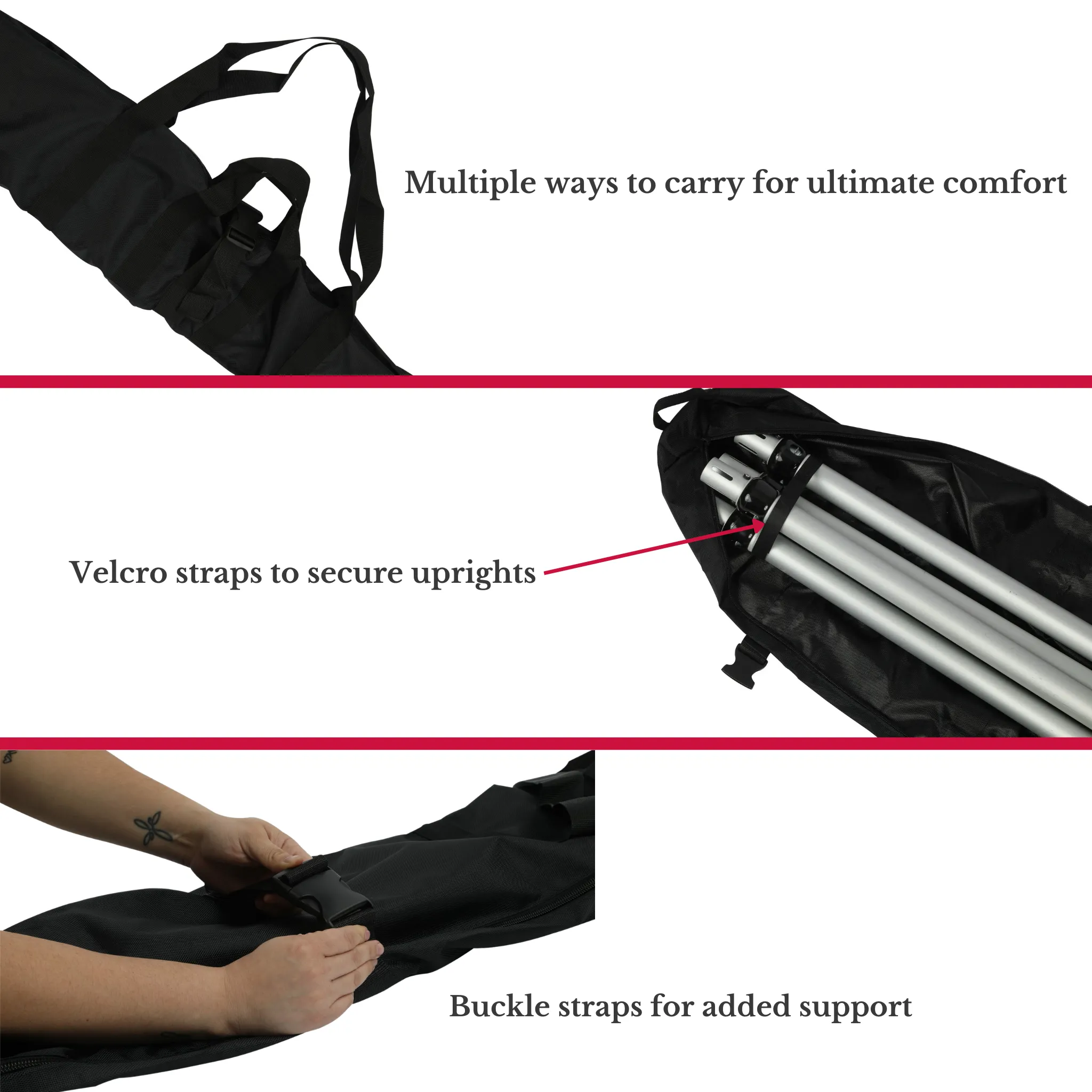 Zippered Carry Bag for 8ft Adjustable Uprights