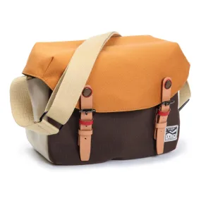 Zkin Getaway Cetus Orange Brown DSLR Camera Satchel Should Bag